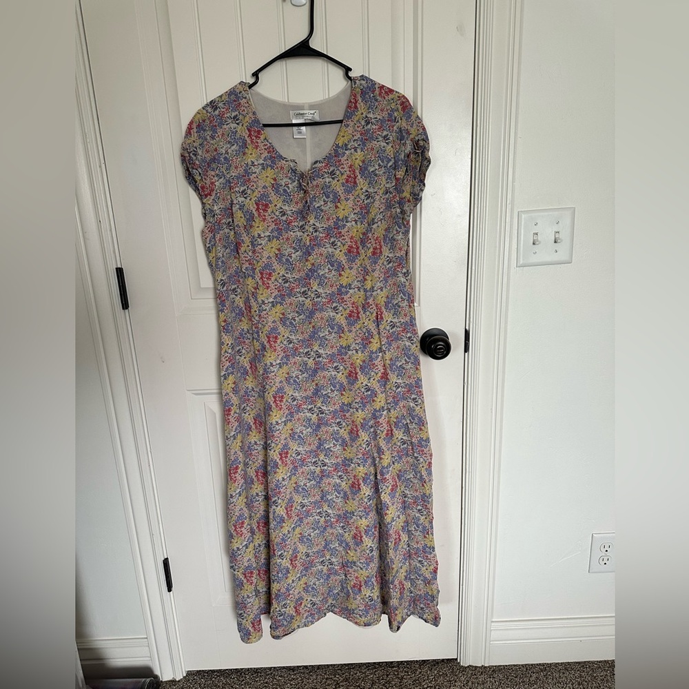 Coldwater Creek Floral Midi Dress - Multicolor